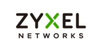 Zyxel Networks Schriftzug mit grünem X