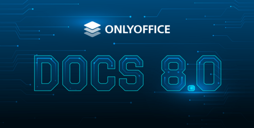 Schriftzug und Logo ONLYOFFICE Docs 8.0