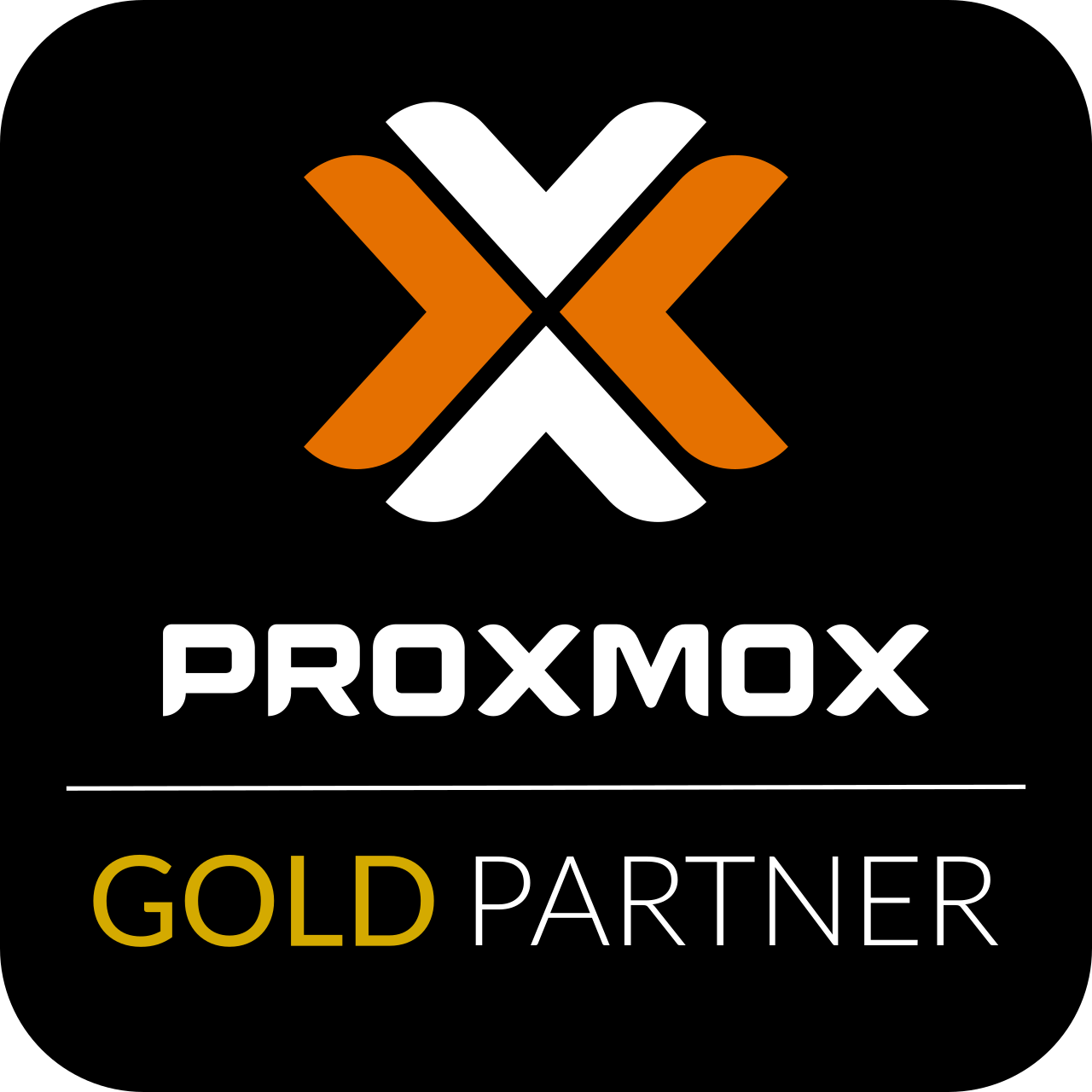 Proxmox Logo Gold Partner Status