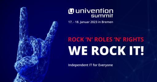 Grafik Univention Summit We Rock IT!